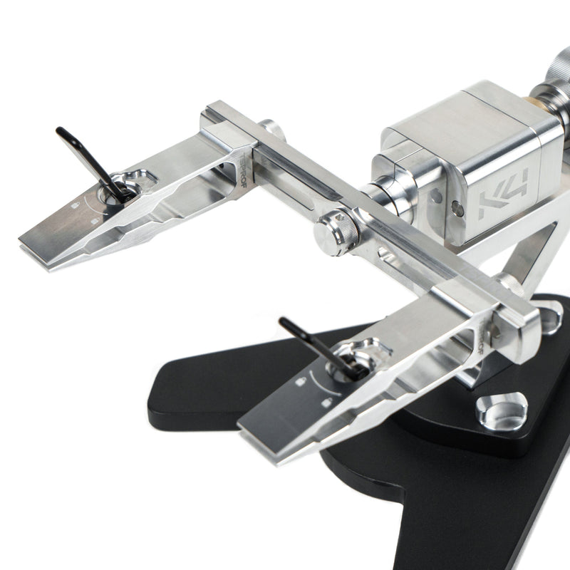 Close-up view of TSPROF Quick clamps.