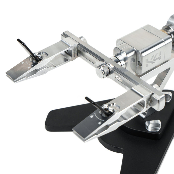 Close-up view of TSPROF Quick clamps.