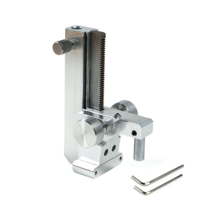 Pioneer height adjuster close up with two hex allen keys