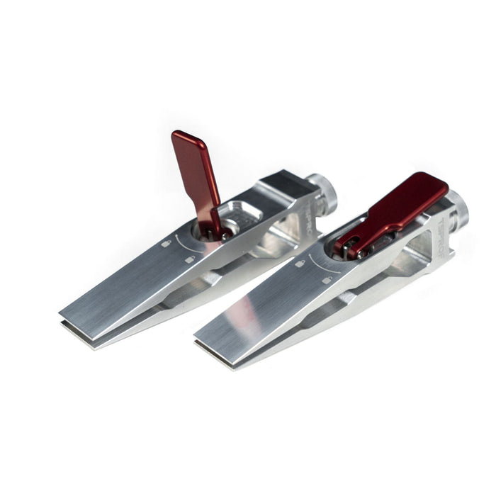 TSPROF Quick Fillet Clamps with red locking levers on white background, locking lever opened