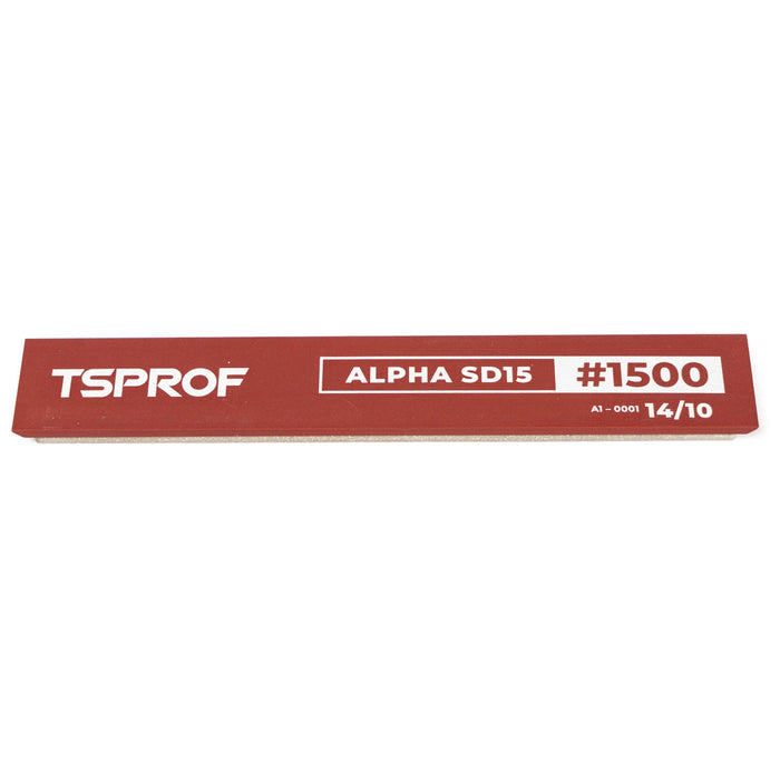 Pietra per affilatura diamantata in resina TSPROF Alpha SD15, 6", grana 14/10 (1500 maglie)