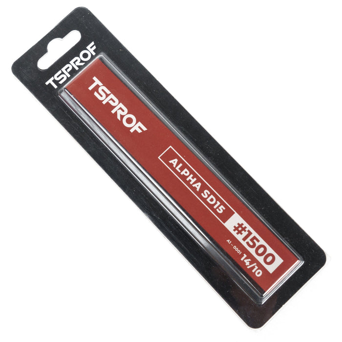 Pietra per affilatura diamantata in resina TSPROF Alpha SD15, 6", grana 14/10 (1500 maglie)