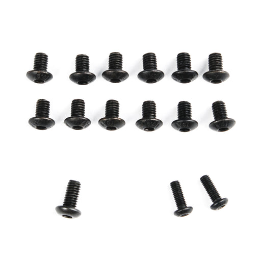 Set of black screws for TSPROF Single Fillet Clamp on a white background