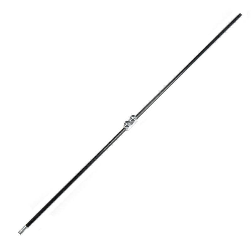 TSPROF carbon guide rod, assembled. On white background.