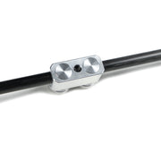 TSPROF carbon guide rod connection sleeve. Close-up, bottom side. Original, non-coated version.
