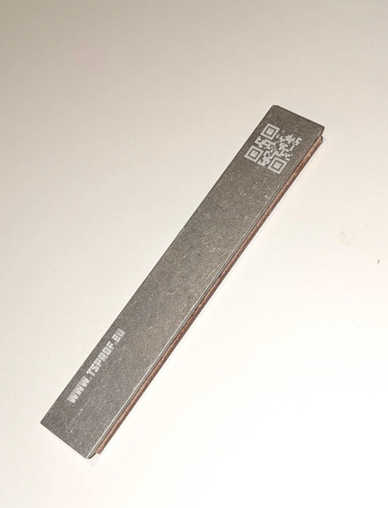 TSPROF.EU Leather on Aluminum Blank, Leather Strop (1pc)