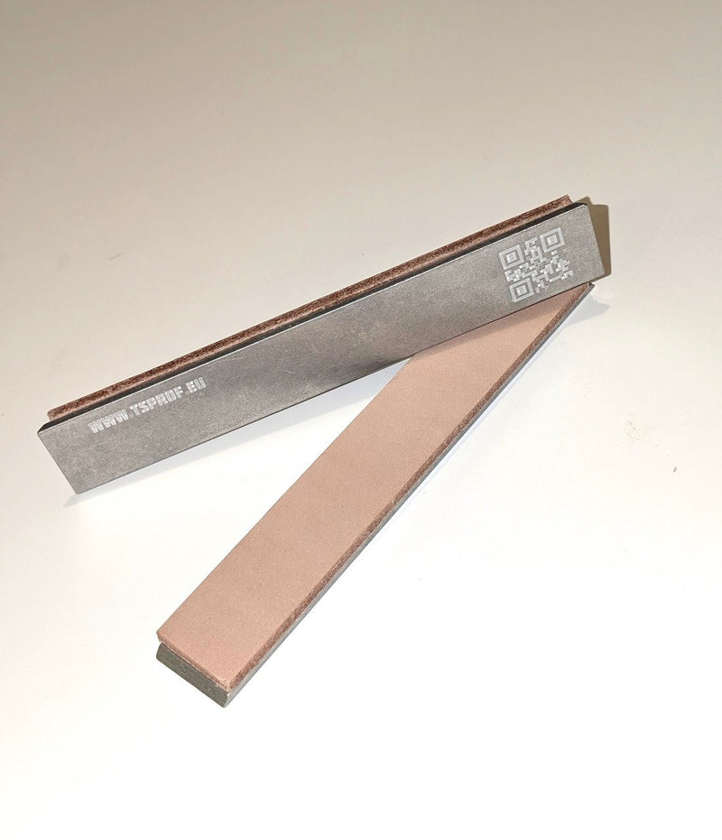 TSPROF.EU Leather on Aluminum Blank, Leather Strop (1pc)